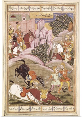 Book of Kings. 16th c. Book of Firdawsi (Shah name) Persian art