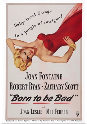 Born to be Bad, 1950, Poster
