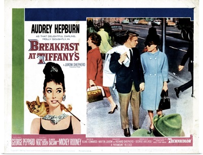 Breakfast At Tiffany's, George Peppard, Audrey Hepburn, 1961