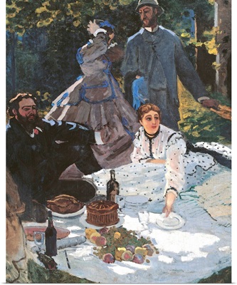 Breakfast in the Greenery, by Claude Monet, Musee d'Orsay, Paris, France, 1865-1866