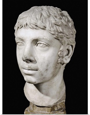 Bust of Heliogabalus. 3rd c. Roman art. Late Empire