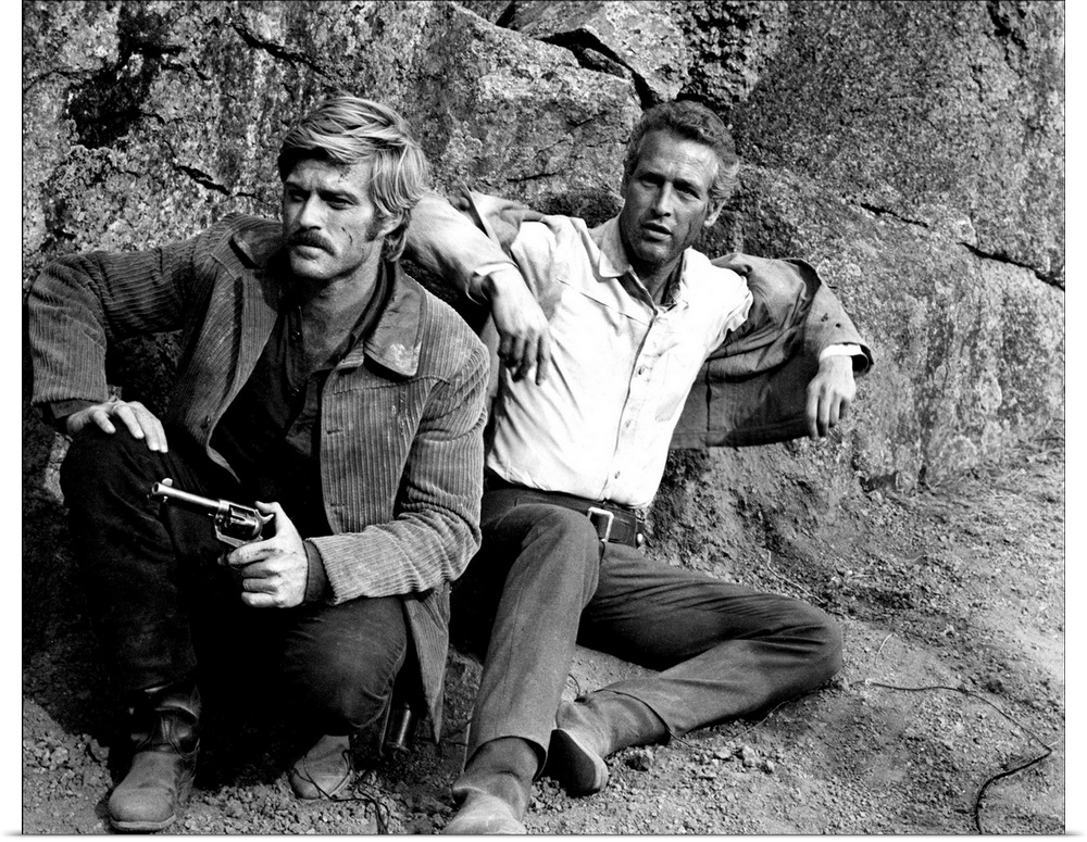 BUTCH CASSIDY AND THE SUNDANCE KID, Robert Redford, Paul Newman, 1969.