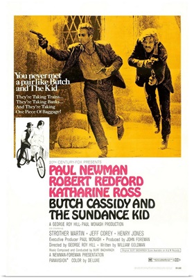 Butch Cassidy and the Sundance Kid - Vintage Movie Poster