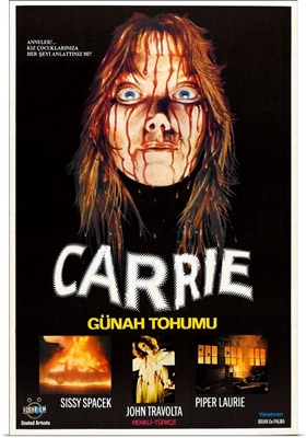 Carrie - Vintage Movie Poster (Turkish)