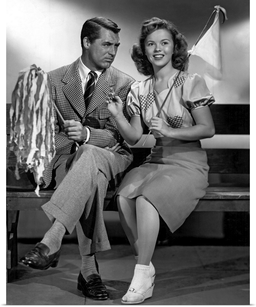 Cary Grant and Shirley Temple in The Bachelor And The Bobby-Soxer