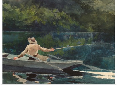Casting, Number Two, by Winslow Homer, 1894, American painting