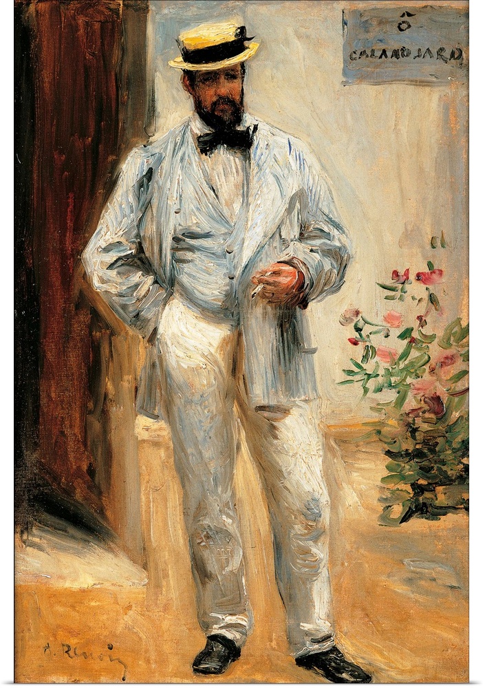 Charles Le Coeur, by Pierre-Auguste Renoir, 1874, 19th Century, oil on canvas, cm 43 x 29 - France, Ile de France, Paris, ...