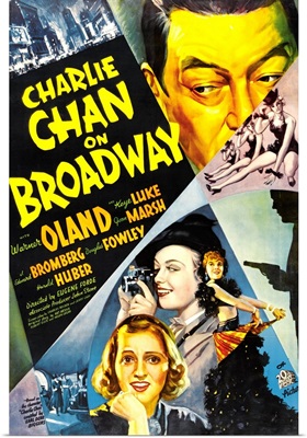 Charlie Chan on Broadway - Vintage Movie Poster