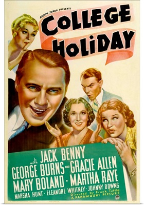 College Holiday - Vintage Movie Poster