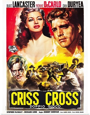 Criss Cross - Vintage Movie Poster (Italian)