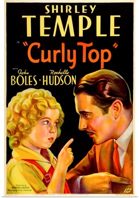 Curly Top - Vintage Movie Poster