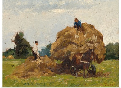 Daddy Longlegs, by Willem de Zwart, c. 1885-1910. Dutch painting, oil on panel