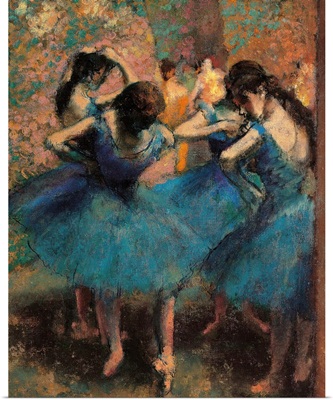 Dancers in Blue (Danseuses bleues), by Edgar Degas, ca. 1893. Musee d'Orsay