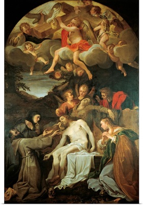 Deposition With Virgin And Sts. Clare, Francis, Mary Magdalene