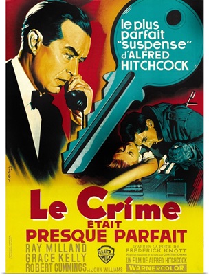 Dial M For Murder, French Poster