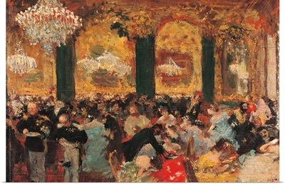 Dinner at the Ball, by Edgar Degas, 1879. Musee d'Orsay, Paris, France