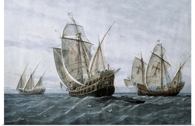 Discovery of America (1492) Pinta, Nina and the Santa Maria