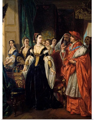 Divorce of Henry VIII and Catherine of Aragon before Cardinal of Wolsey c. 1530