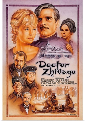 Doctor Zhivago, Geraldine Chaplin, Omar Sharif, 1965