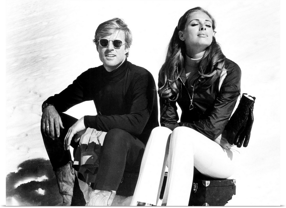 Downhill Racer, From Left: Robert Redford, Camilla Sparv, 1969.
