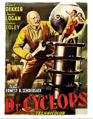 Dr. Cyclops - Vintage Movie Poster (Italian)