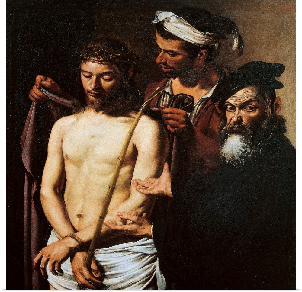 Ecce Homo, by Merisi Michelangelo known as Caravaggio, 17th Century, 1605 about, oil on canvas, cm 128 x 103 - Italy, Ligu...