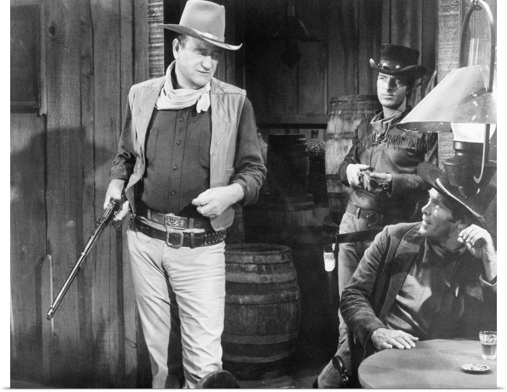 El Dorado, From Left: John Wayne, James Caan, Christopher George, 1966.