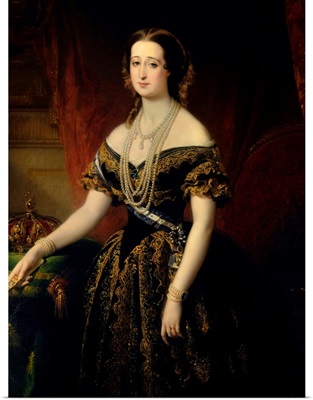 Empress Eugenia de Montijo, wife of Napoleon III of France, 1853