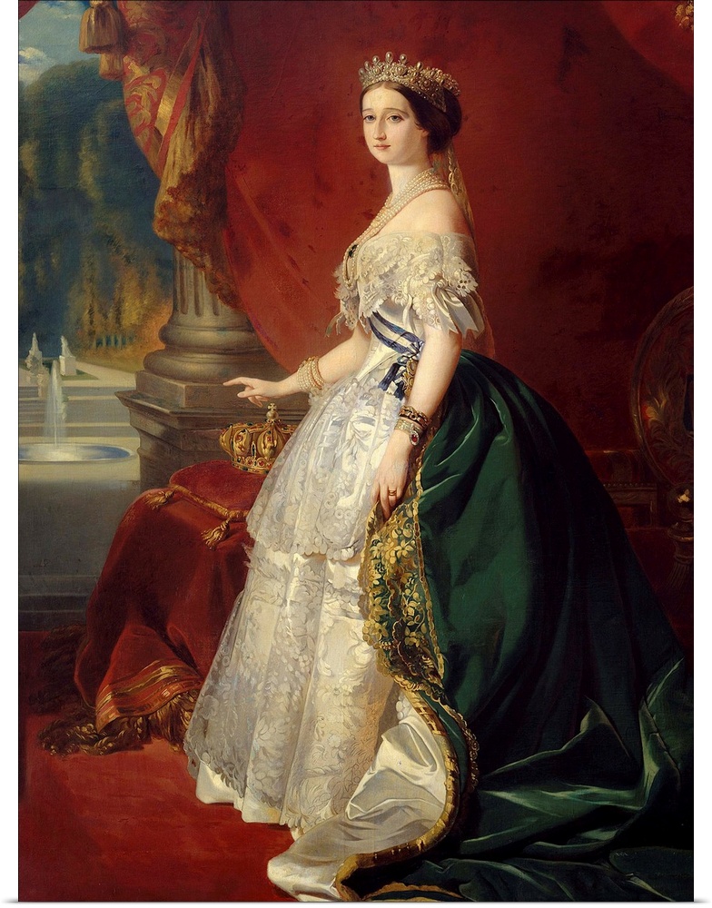 Empress Eugenie, Wife of Louis Napoleon, c. 1855-65, French painting