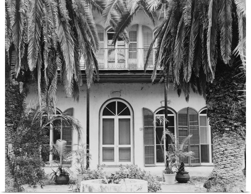 Ernest Hemingway's home in Key West, Florida, where he lived and wrote in the 1930s. It is now 'The Ernest Hemingway Home ...