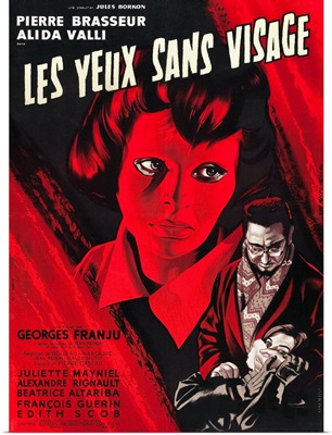 Eyes Without A Face - Vintage Movie Poster (French)