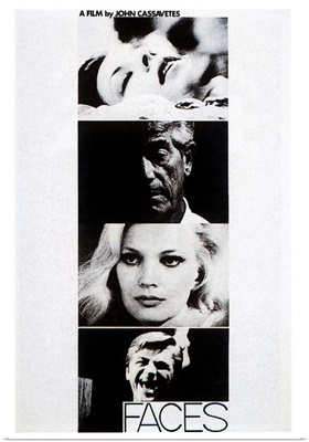 Faces - Vintage Movie Poster