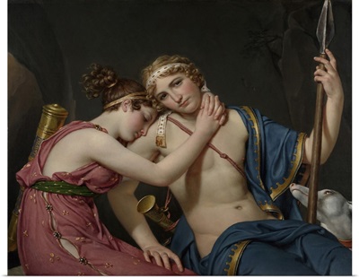 Farewell of Telemachus and Eucharis, 1818, French painting