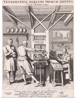 Figures at a Press, by Jan van de Velde and Petrus Scriverius, 1628