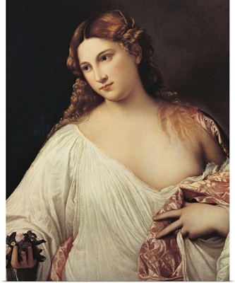 Flora, by Titian, c. 1515-1518. Uffizi Gallery, Florence, Italy