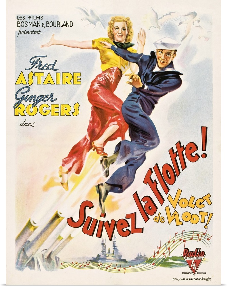 Follow The Fleet, (aka Suivez La Flotte!), From Left: Ginger Rogers, Fred Astaire, 1936.