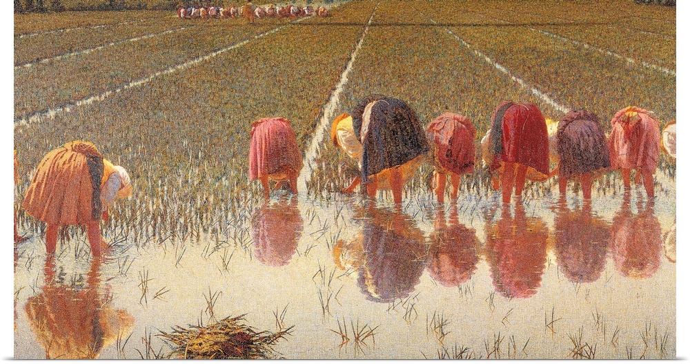 For 80 cents (Per 80 centesimi), by Angelo Morbelli, 1893, 19th Century, oil on canvas
