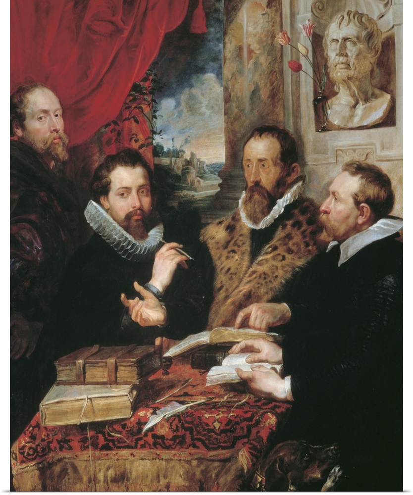 The Four Philosophers, by Peter Paul Rubens, 1612 about, 17th Century, oil on panel, cm 164 x 139 - Italy, Tuscany, Floren...