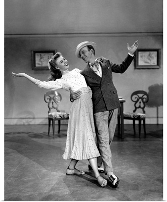 Fred Astaire and Vera-Ellen in Three Little Words - Vintage Publicity Photo