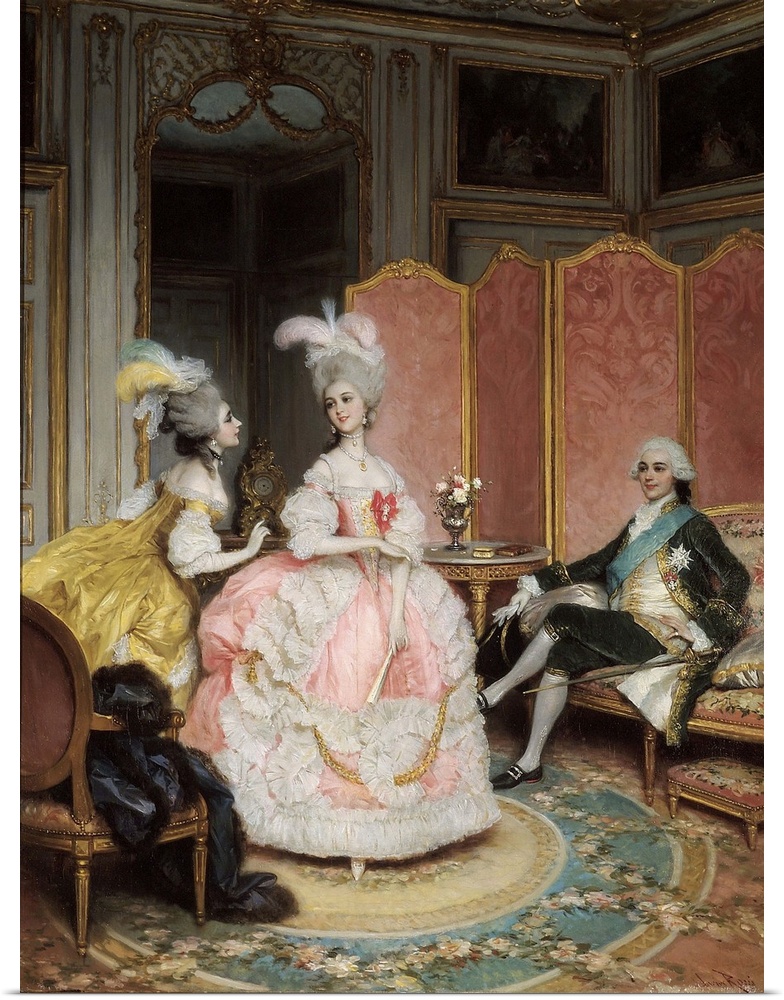 French Brothel in 18th Century, 19th Century French Painting