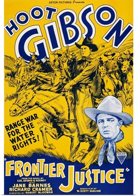 Frontier Justice, 1936, Poster