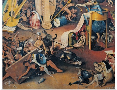 Garden Of Earthly Delights-Hell Music, C. 1503-04. Prado Museum, Spain