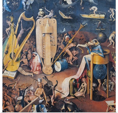 Garden Of Earthly Delights-Hell Music, C. 1503-04. Prado Museum. Spain