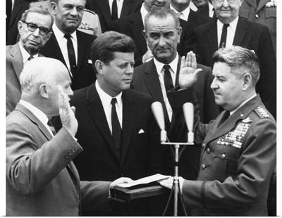 General Curtis LeMay and President Kennedy