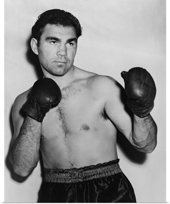 German boxer Max Schmeling in a boxing pose in 1938