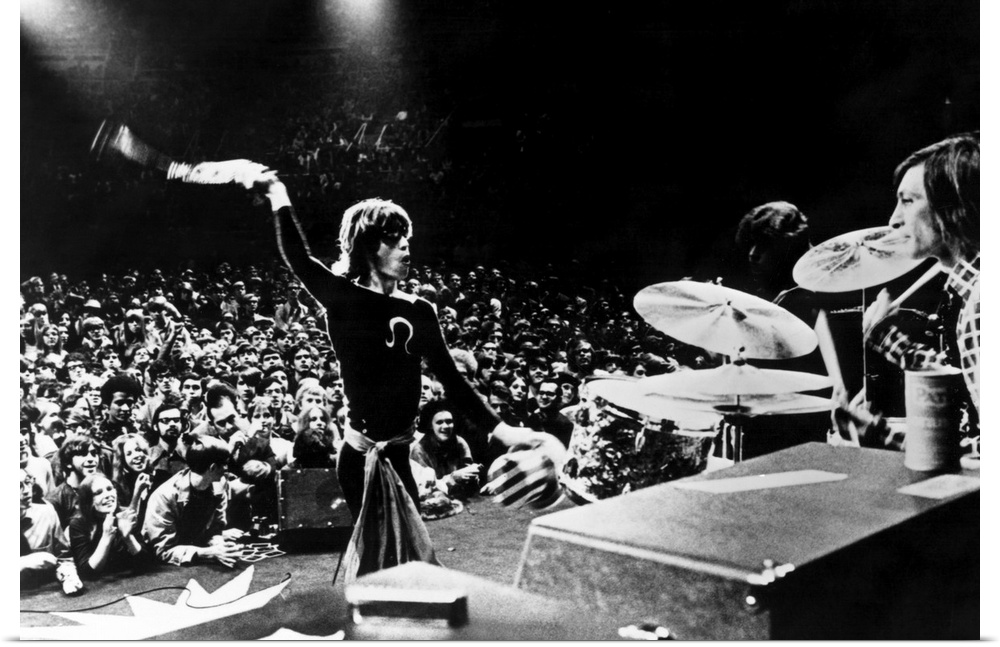 Gimme Shelter, Mick Jagger, Charlie Watts, 1970.