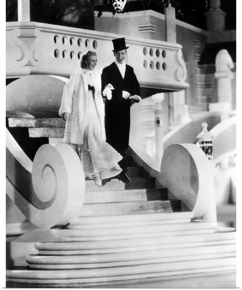 Ginger Rogers and Fred Astaire in Top Hat - Movie Still