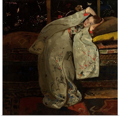 Girl in a White Kimono, by George Hendrik Breitner, 1894