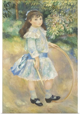 Girl with a Hoop, by Auguste Renoir, 1885