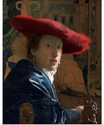 Girl with the Red Hat, by Johannes Vermeer, c. 1665-66